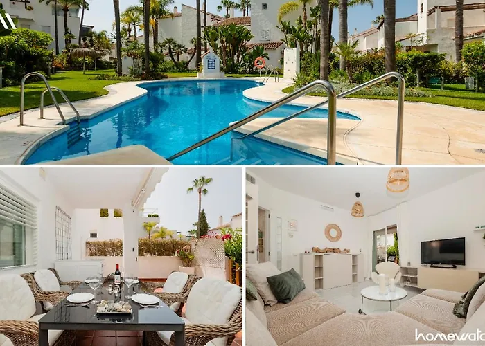 Holiday Apartment In First Line Beach Complex In Urbanization Pueblo Mediterraneo, Marbella